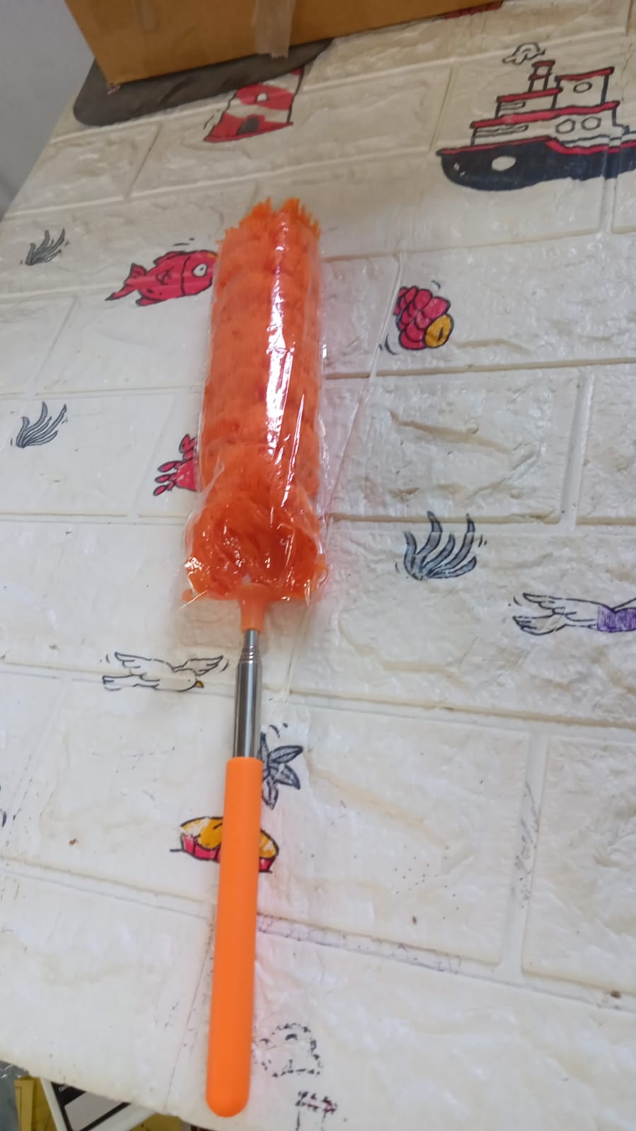 Adjustable Long Handle, Microfiber Duster for Cleaning, Microfiber Hand Duster Washable Microfiber Cleaning Tool Extendable Dusters for Cleaning Office, Car, Computer, Air Condition, Washable Duster Your Brand