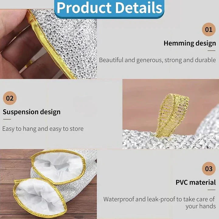 Water Proof Non-Scratch Dish Washing Wire Gloves