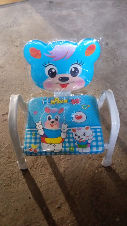 Cartoon Baby Chair Strong Steel Cushion & Comfortable Baby Chair High Quality Chair (1 Pc) Your Brand