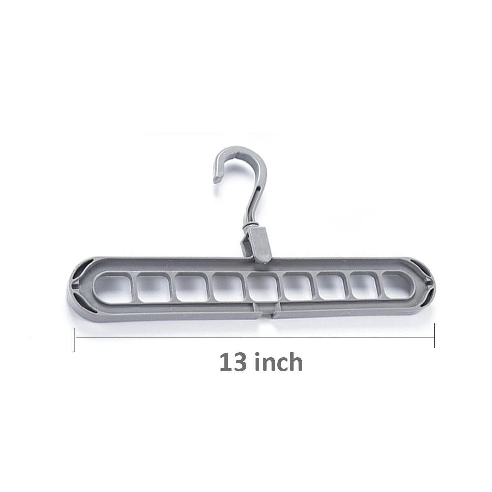 9 Hole Plastic Hanger Hanging hook Indoor Wardrobe Clothes Organization Storage Balcony Windowsill Suit Racks Your Brand