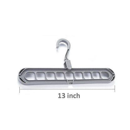 9 Hole Plastic Hanger Hanging hook Indoor Wardrobe Clothes Organization Storage Balcony Windowsill Suit Racks Your Brand