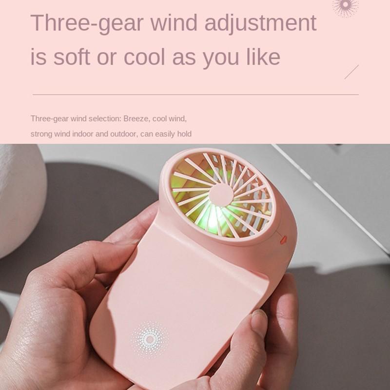 Portable Mobile Phone Holder Fan  Personal Fan Multi- Function Fan Handheld Charging Fan (Battery Not Include) Your Brand