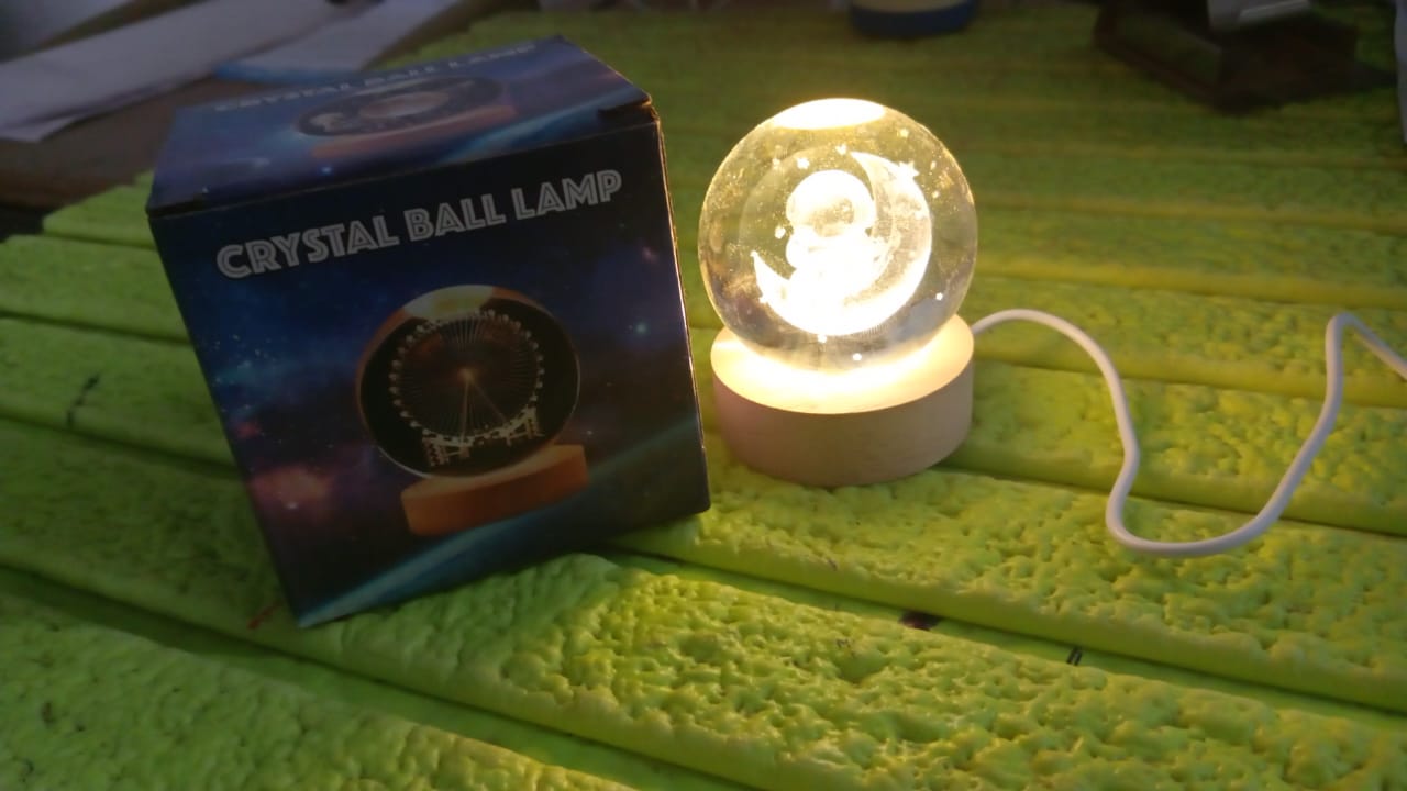 Astronaut Ball Night Light Lamp Decorative Lamp For Living Room Decor (1 Pc) Your Brand