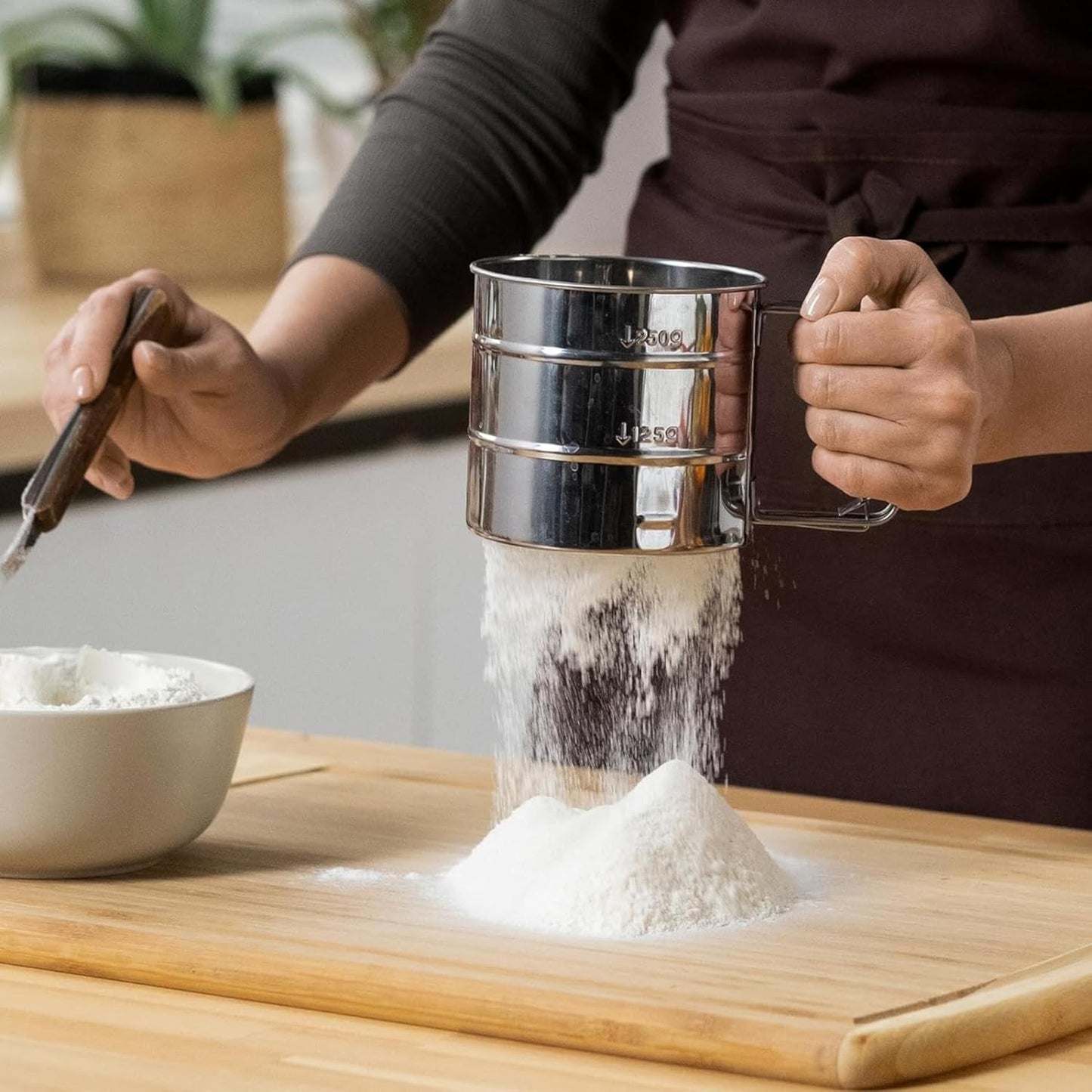 Stainless Steel Flour & Sugar Sifter