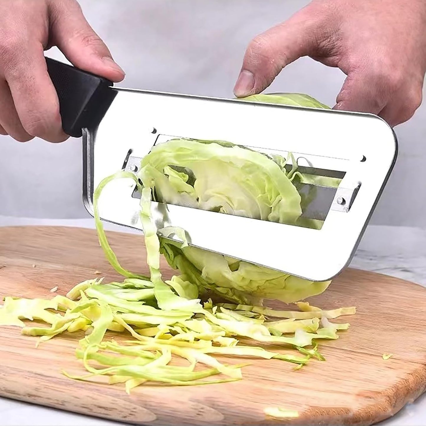 Stainless Steel Vegetable & Fruit Slicer – Heavy-Duty Dual Blade Cutter for Kitchen (2 Pc)