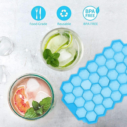 Honeycomb Ice Cube Tray (Pack of 4). shopbyte