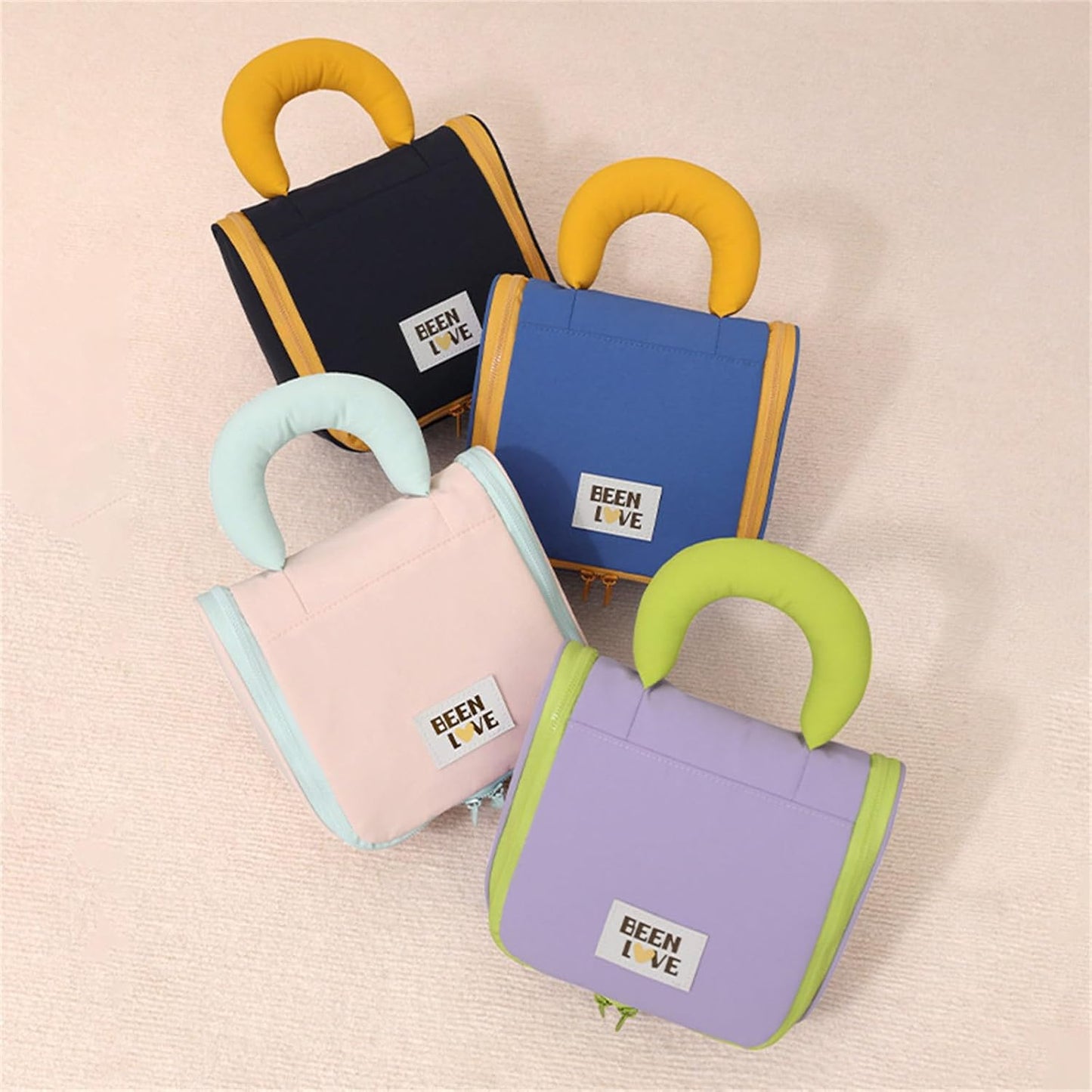 Waterproof Hanging Toiletry Bag | Travel Makeup & Cosmetic Organizer | Random Color