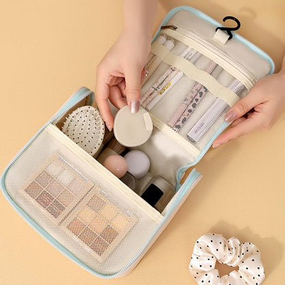 Waterproof Hanging Toiletry Bag | Travel Makeup & Cosmetic Organizer | Random Color