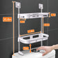 No-Drill 2-Tier Bathroom Shelf | Adhesive Wall Organizer (11.8 in)