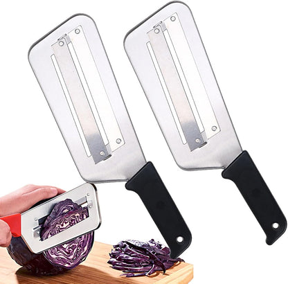 Stainless Steel Vegetable & Fruit Slicer – Heavy-Duty Dual Blade Cutter for Kitchen (2 Pc)