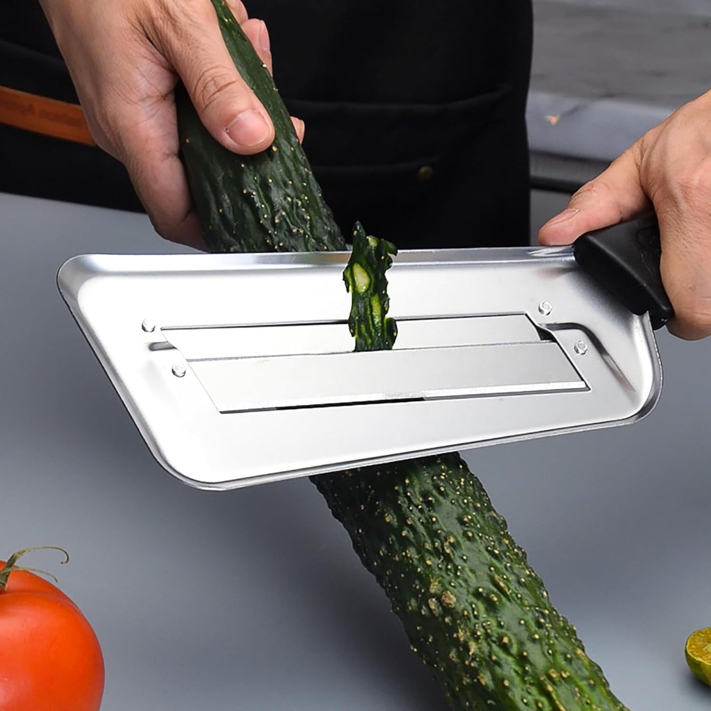 Stainless Steel Vegetable & Fruit Slicer – Heavy-Duty Dual Blade Cutter for Kitchen (2 Pc)