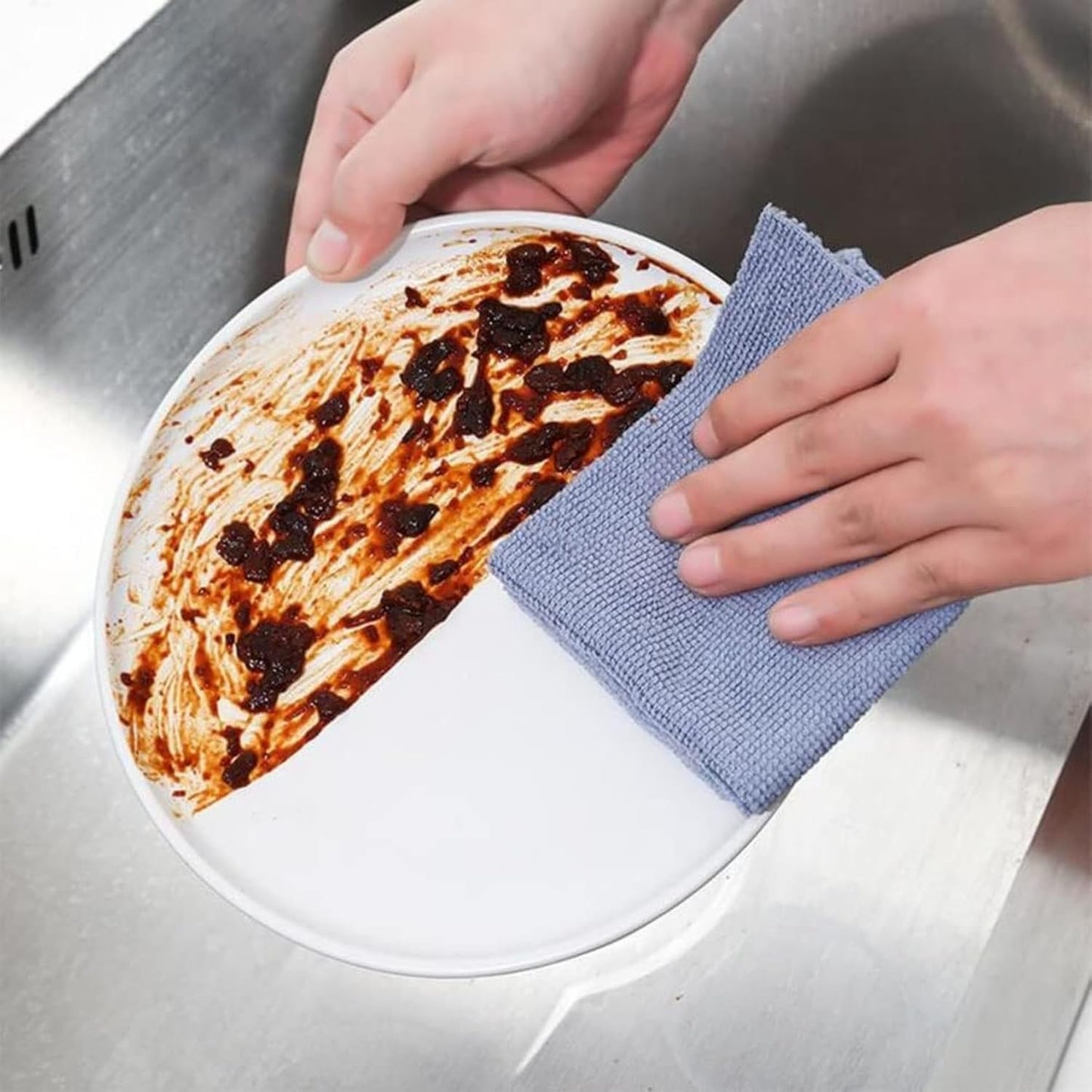 20 PCS Multipurpose Microfiber Towels – Thick, Durable & Scratch-Free Cleaning Wipes