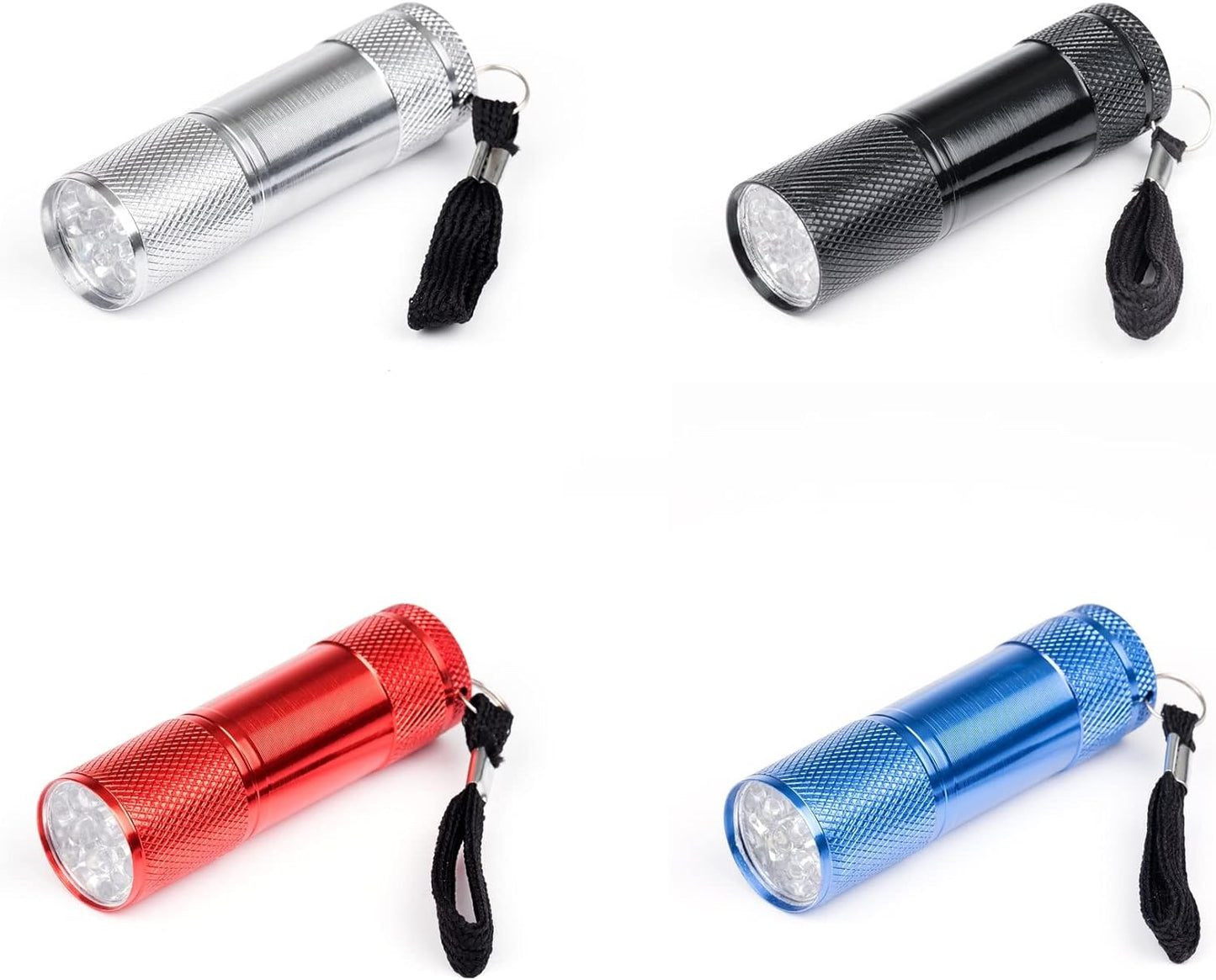Portable Mini Torch, Super-Bright Mini 3 LED Bulb Pocket Torches - Small Keyring Torch Flashlight for Camping, Hiking, DIY, Travelling, Outdoors and More 3 Battery operated (Battery not included / 1 pc / Mix Color ) Your Brand