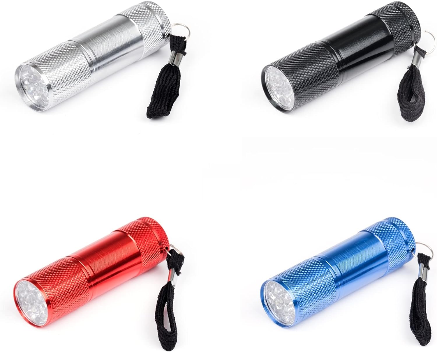 Portable Mini Torch, Super-Bright Mini 3 LED Bulb Pocket Torches - Small Keyring Torch Flashlight for Camping, Hiking, DIY, Travelling, Outdoors and More 3 Battery operated (Battery not included / 1 pc / Mix Color ) Your Brand