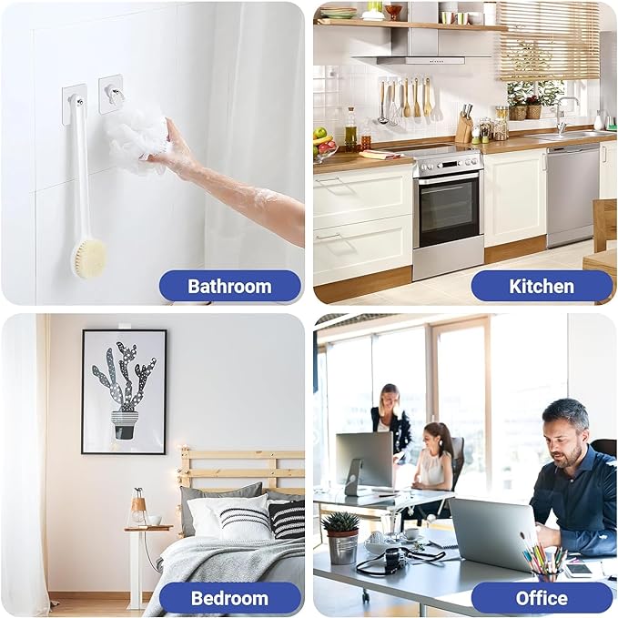 Self Adhesive Heavy Duty Hooks shopbyte
