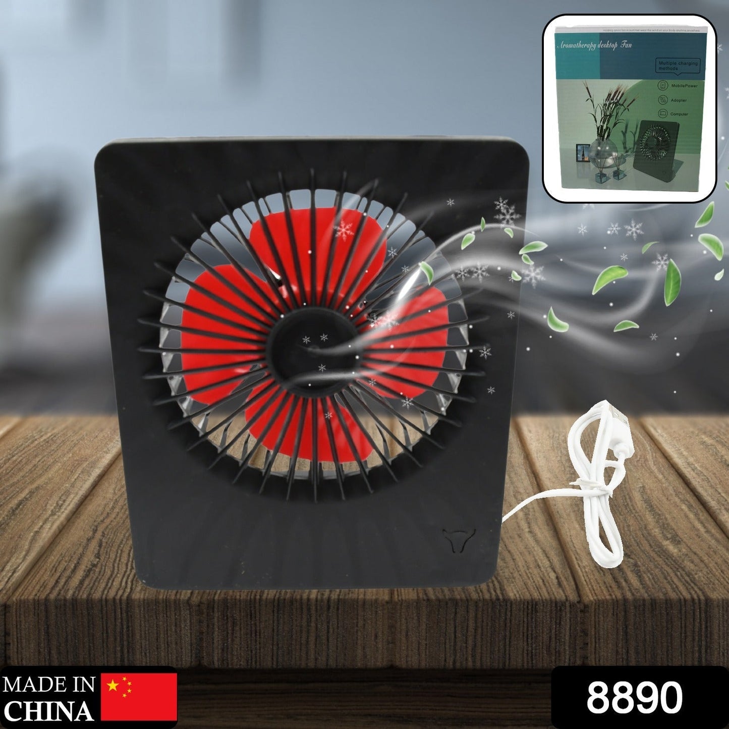 PORTABLE DESK FAN TABLE FAN 1 STEP SPEED SETTING FAN PERSONAL DESK FAN SUITABLE FOR OFFICE ,SCHOOL & HOME USE Your Brand