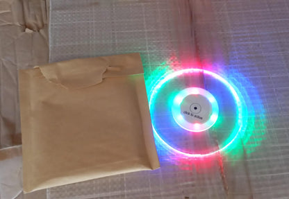 Colorful LED Cocktail Coaster, Round Ultra-Thin LED Drink Coaster (1 Pc) Your Brand