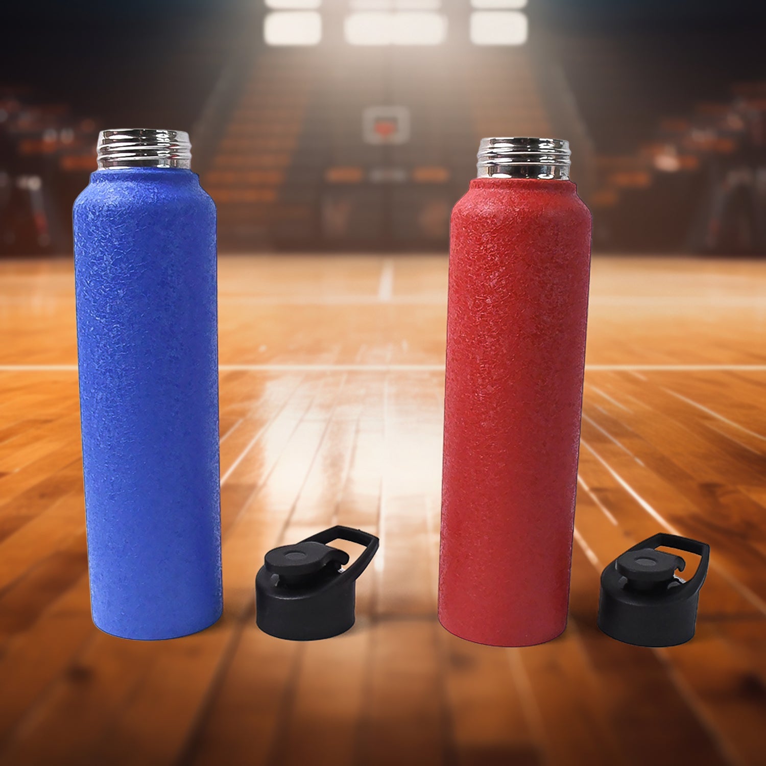Stainless Steel Water Bottle Fridge Water Bottle (1000ml  Mix Colour  1 Pc) Wukusy