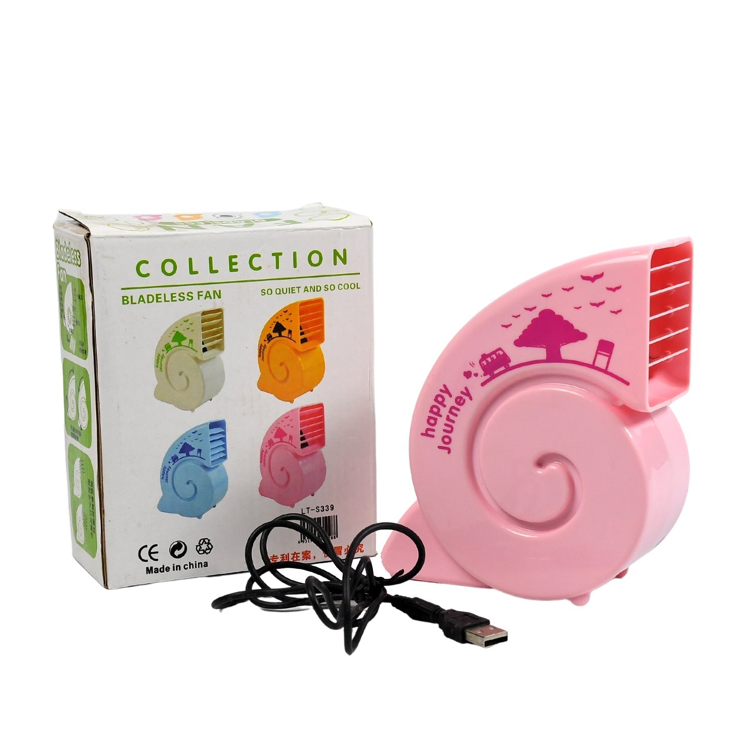 Cute Bright Color Desktop Office USB Mini Fan Battery USB Fans USB Mini Fans (Battery Not Include) Your Brand