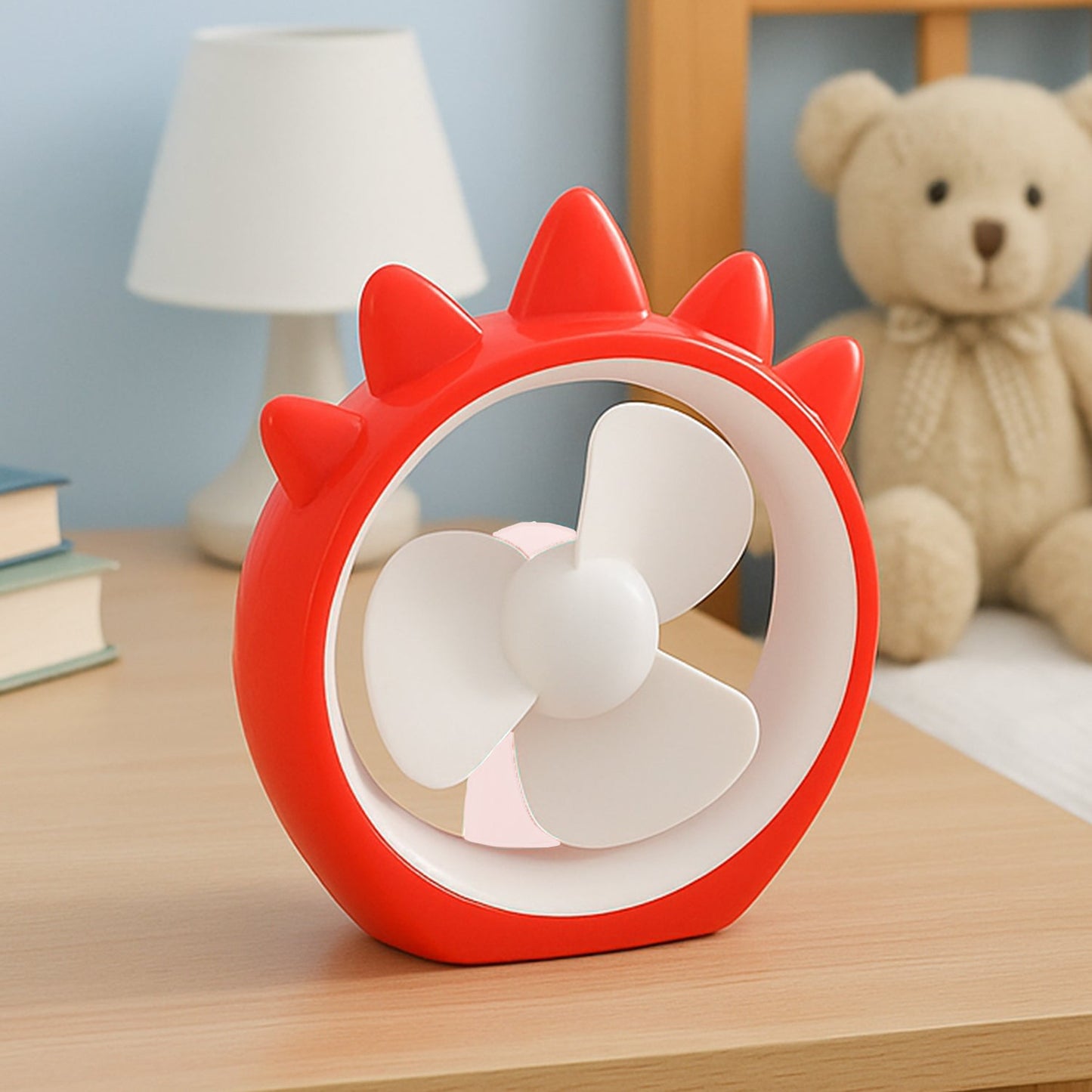 Mini Desktop Fan – USB Rechargeable Cooling Fan for Home, Office & Car