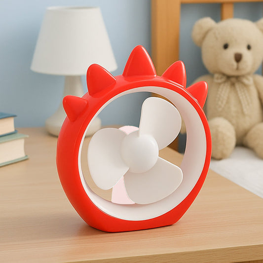 Mini Desktop Fan – USB Rechargeable Cooling Fan for Home, Office & Car