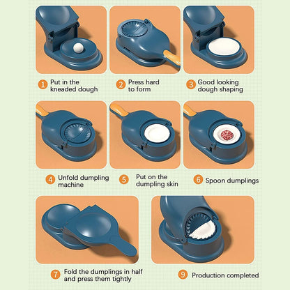 2 In 1 Dumpling Maker (Assorted Color)