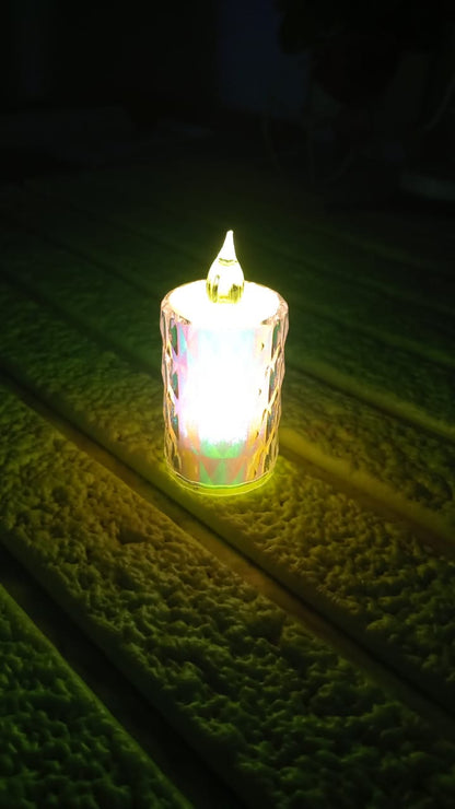 24 Pc Flameless and Smokeless Decorative Melting Candles LED Tea Light Your Brand