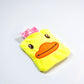 Duck print hot water bottle