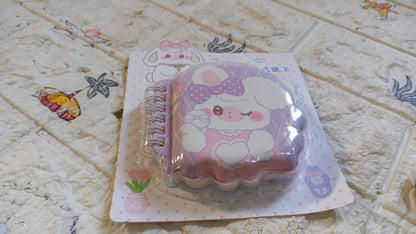 Cartoon Diary Personal Diary Printed Fancy page Diary Multi Shape Cartoon Diary  (Unique Mini Diary, Pocket Size Diary , Travel Diary , Notebook ) (1 Pc) Your Brand