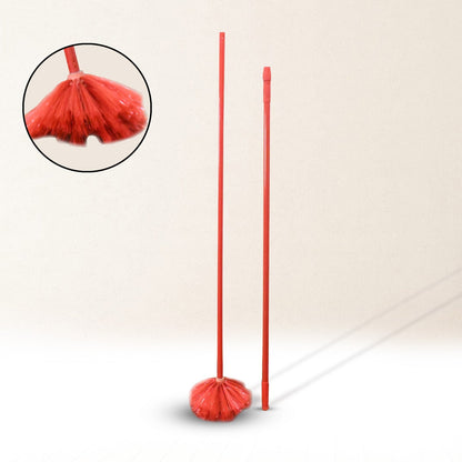 Cobweb Brush With Metal Strong Long Extendable Handle for Dusting, Ceiling Cobweb Cleaning, Brush for Lights, Fans & Webs Cleaning for Home / Kitchen (90 Inch /  MOQ :- 6 Pc) Your Brand