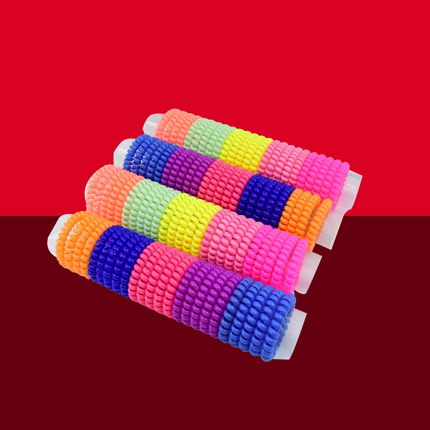 Telephone Wire Hair bands Pack of 100 Pcs Your Brand