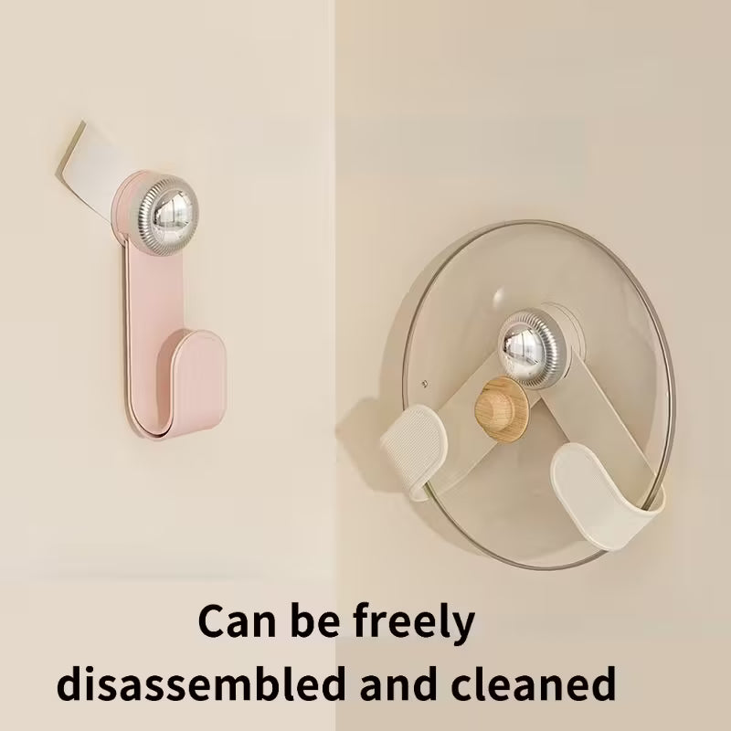 Multi-Purpose Suction Hook & Pot Lid Holder