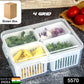 Fridge Storage Box – Freezer & Kitchen Organizer for Vegetables & Food (1 Pc)