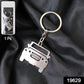 Classic Jeep Design Metal Keyring