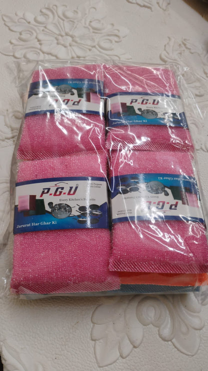 Scratch Proof Kitchen Utensil Scrubber Pad (Pack of 12)