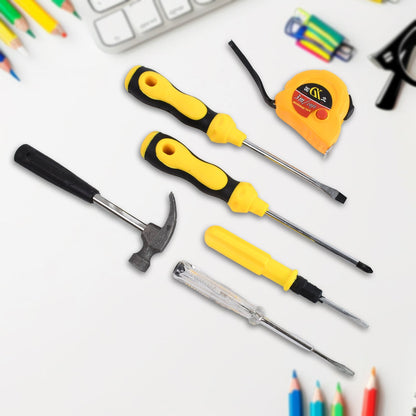 6 In 1 Hand Tool Kit Repair Home Screwdrivers Tool Kit With Tools Including Daily Wukusy