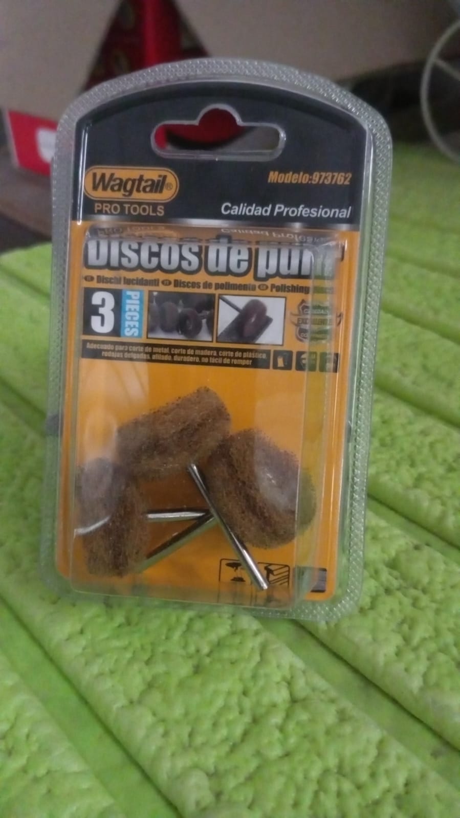 Abrasive Buffing Polishing Wheel Set (3 Pcs) Your Brand