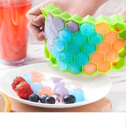 Honeycomb Ice Cube Tray (Pack of 4). shopbyte