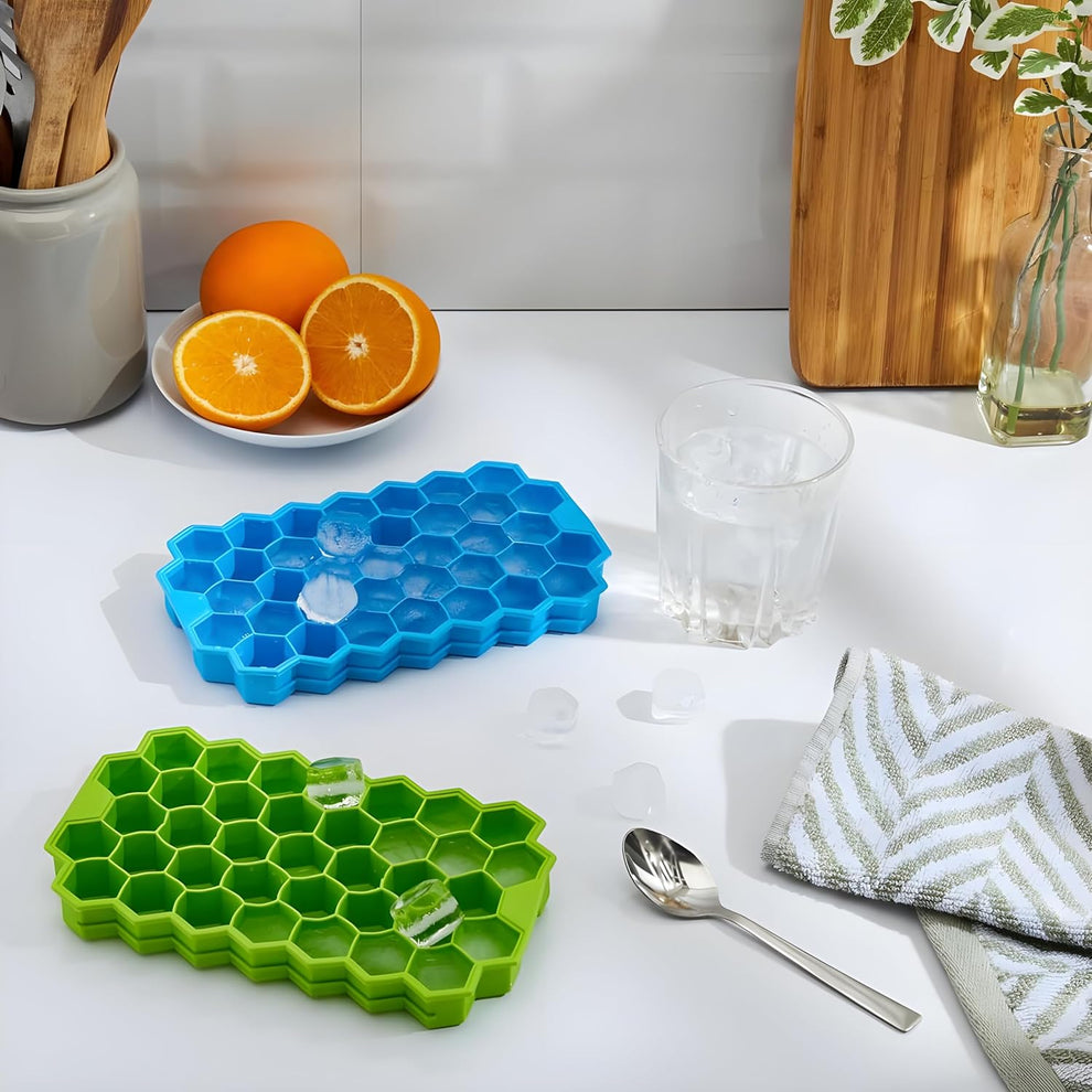Honeycomb Ice Cube Tray (Pack of 4). shopbyte