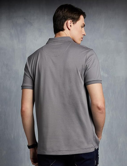 Cotton Blend Polo Neck Solid T-Shirt (Pack of 3) shopbyte