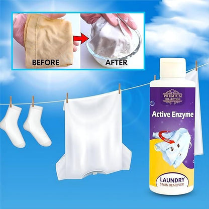 Laundry Stain Remover Active Enzyme Liquid Instant Spot Cleaning 100ml (Pack of 2) Roposo Clout