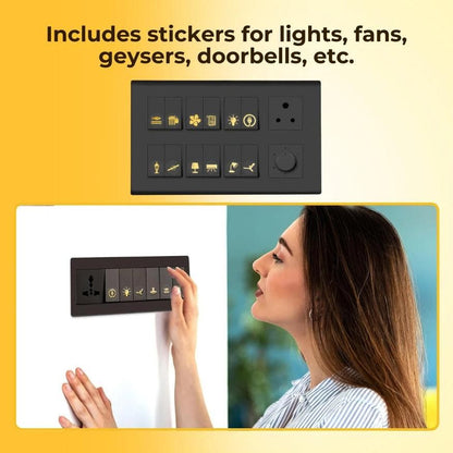 Gold Switch Stickers shopbyte-in