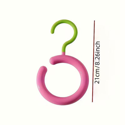 Multi-Purpose Round Hook Hanger for Wardrobe (Random Colors)
