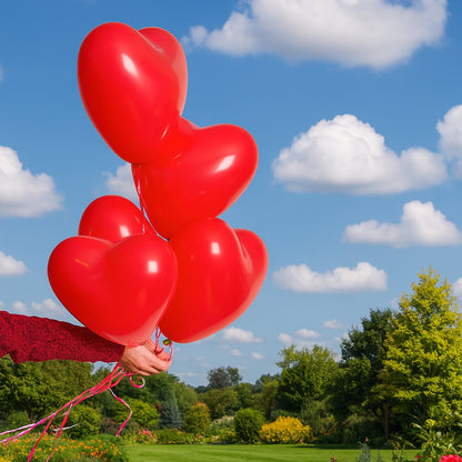 Heart shaped balloons Kinds  (4 Pcs Set)