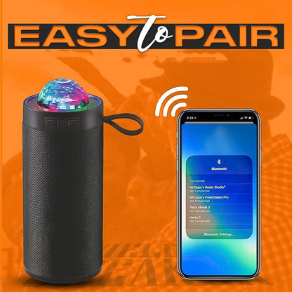 3d Disco Light Sound Bluetooth Speaker (1 Pc) Wukusy