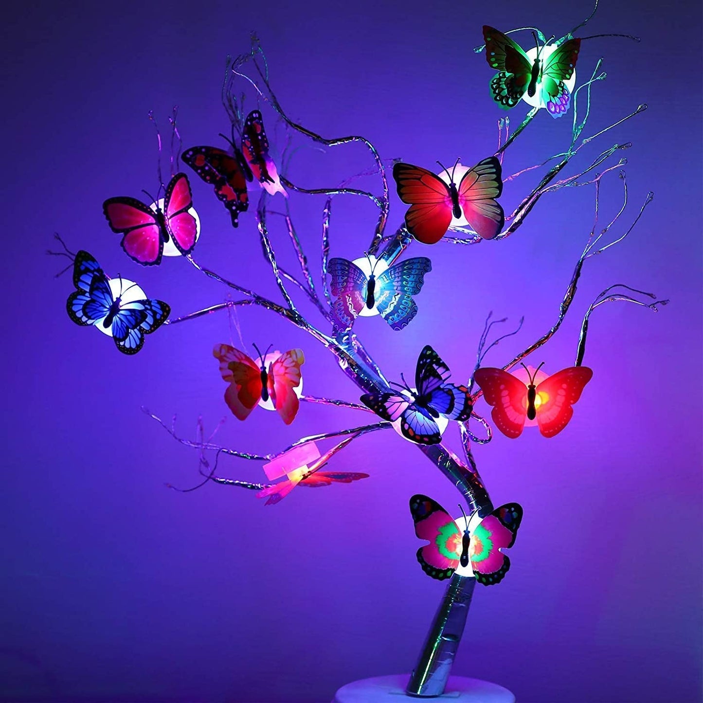 The Butterfly 3D Night Lamp Comes with 3D Illusion Design Suitable for Drawing Room, Lobby. Your Brand