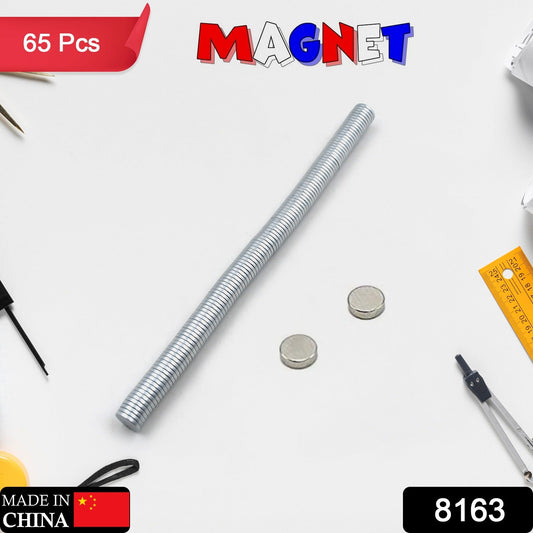 8.9mmx1.2mm Small Ferrite Silver Magnets in Disc Shape for Photo Gallery, Arts & Crafts, Refrigerator Magnet, Hobby, School Projects & Office 65pc Set Your Brand