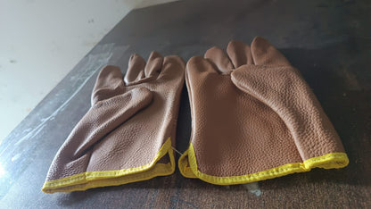 Gloves Gardening Gloves for Men Women Leather Gloves Heavy Duty Gloves (1 Pair) Your Brand