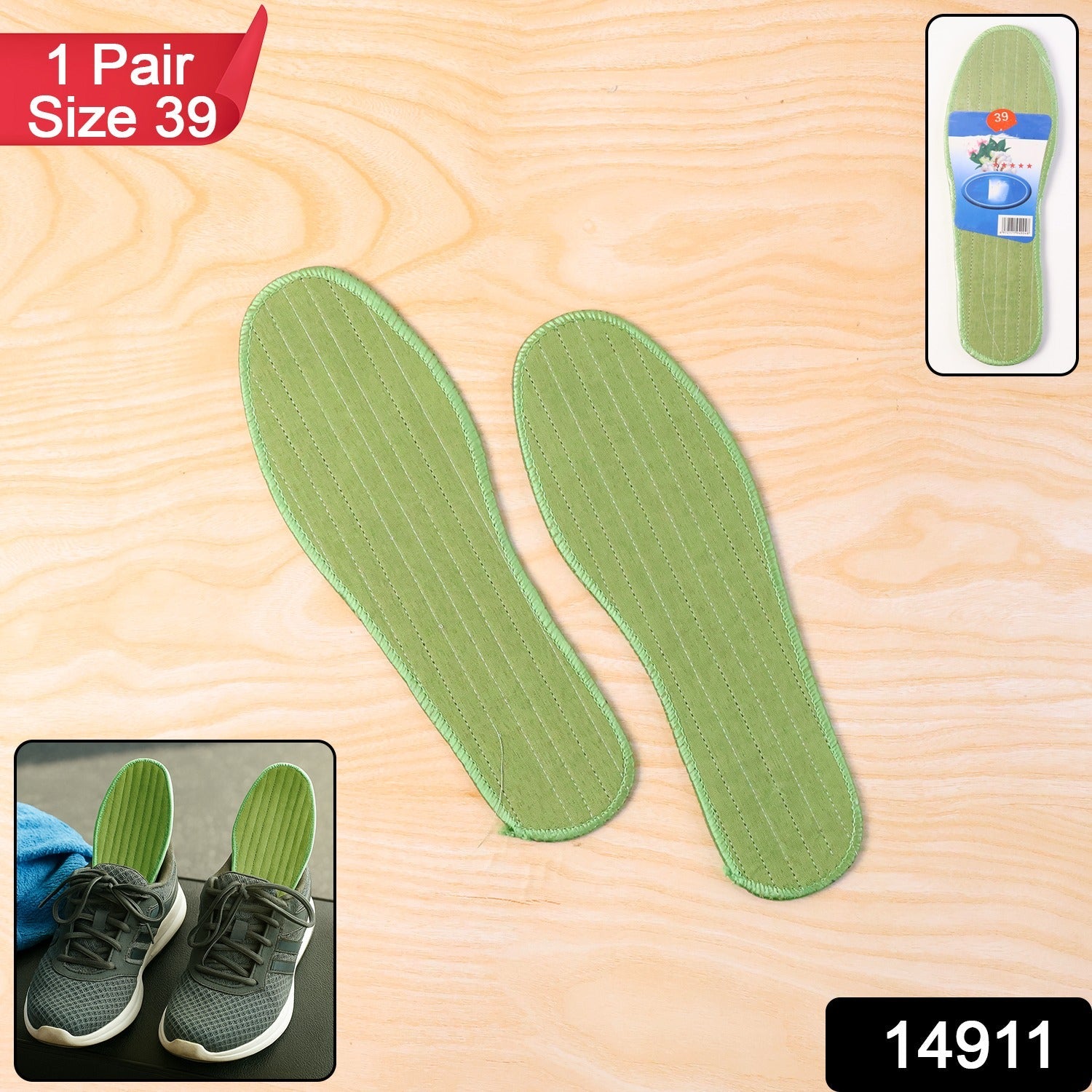 Daily foot support insoles size 39