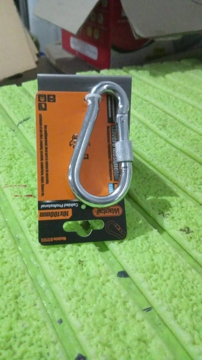 Snap Hook With Screw-Stainless Steel Snap Hook Clip Heavy Duty, Carabiner Clip (10×100 MM / 1 Pc) Your Brand